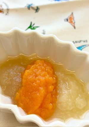 【離乳食】5か月から　じゃがいもと人参のペースト-レシピのメイン写真