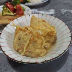 รูปของ 豚コマ肉と白滝のコンソメ袋煮☆