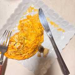 รูปของ 簡単!しめじの明太オムレツ♪