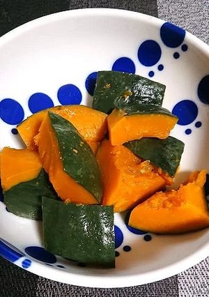 レンチンでカボチャの煮物-レシピのメイン写真