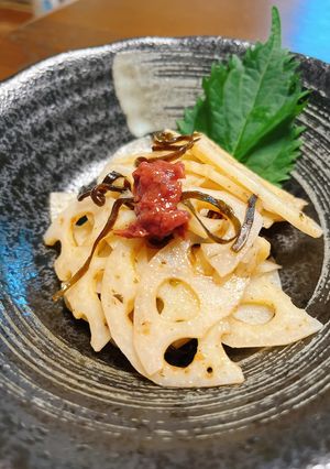 れんこんの梅昆布和え-レシピのメイン写真