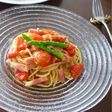 フレッシュトマトとベーコンのパスタ