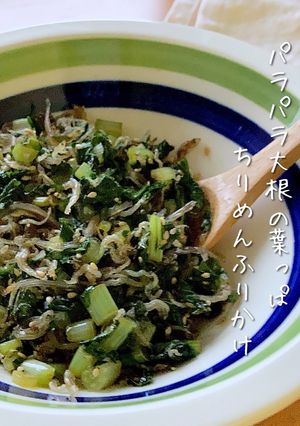 ＊パラパラ大根の葉っぱちりめんふりかけ＊-レシピのメイン写真