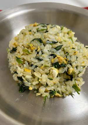 ベーコンとほうれん草のチャーハン-レシピのメイン写真