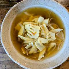 รูปของ たけのこの中華風スープ
