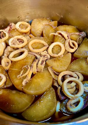 大根とイカの煮物-レシピのメイン写真