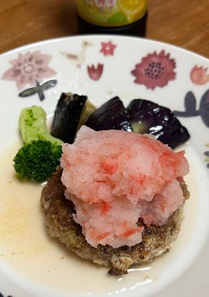 ピンクおろしハンバーグ-レシピのメイン写真