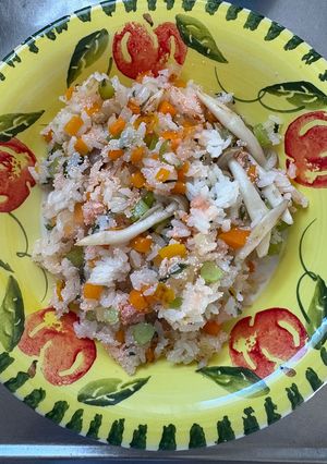 野菜としめじとたらこ炒飯-レシピのメイン写真