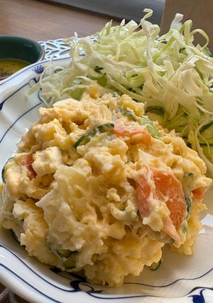 【簡単副菜】野菜たっぷり卵ポテトサラダ-レシピのメイン写真