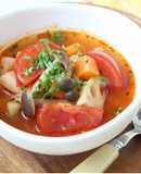 根菜とトマトのミネストローネ