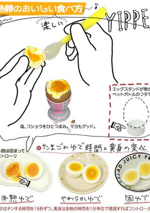 黄身がトロ〜リ、半熟卵のおいしい食べ方-レシピのメイン写真