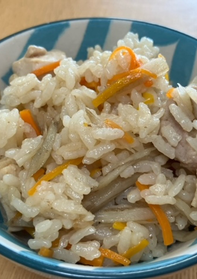 鶏ごぼうの炊き込みご飯-レシピのメイン写真