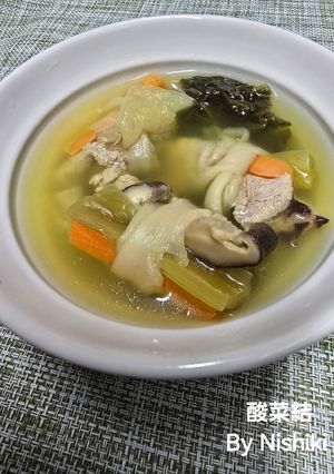 台湾家庭料理*高菜＆豚肉のかんぴょう結び-レシピのメイン写真
