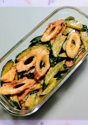 今夜の夕飯簡単胡瓜竹輪ピリ辛マヨ作り置きおつまみ-レシピのメイン写真