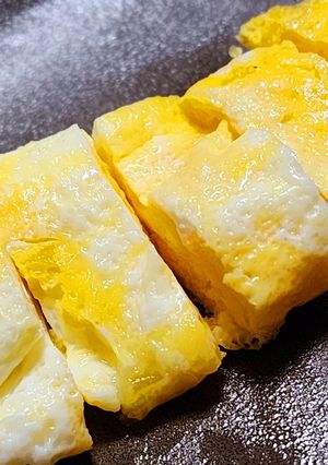 白だし効いた、甘い卵焼き♡-レシピのメイン写真