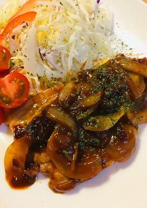 豚肉の中厚ステーキ●ポークチャップ-レシピのメイン写真