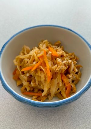切り干し大根の煮物（パッククッキング）-レシピのメイン写真