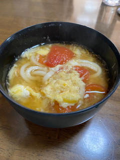 とろ玉トマトうどん🍅-レシピのメイン写真