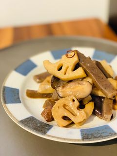 甘辛蓮根のピリ辛炒め-レシピのメイン写真
