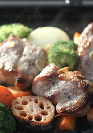 金沢白糀で作る豚肉と野菜のロースト-レシピのメイン写真