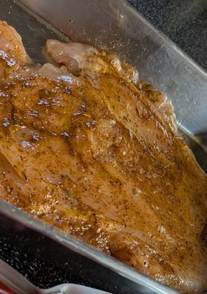 鶏胸肉ダージーパイのケイジャンチキン風味-レシピのメイン写真