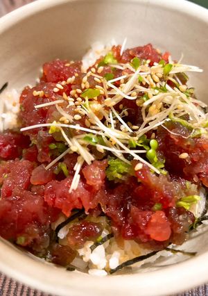 まぐろ丼-レシピのメイン写真