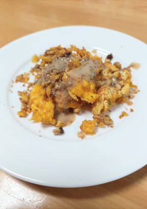 クラッシュナッツのスクランブル-レシピのメイン写真