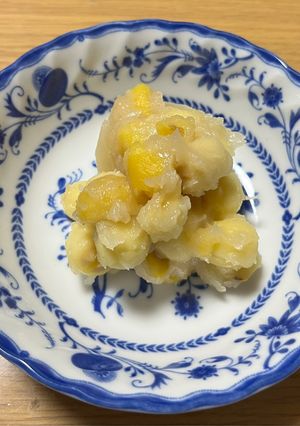 蓮の実の白あん和え-レシピのメイン写真