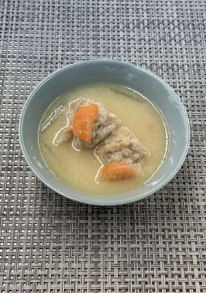 【幼児食】まぐろのつみれ汁-レシピのメイン写真