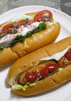 鯖サンド＆ホットドッグ-レシピのメイン写真
