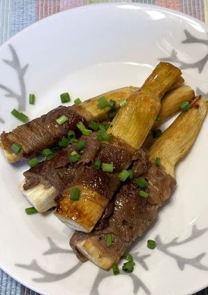 マコモダケの牛肉巻き-レシピのメイン写真