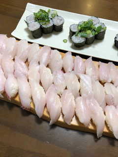 【新鮮お寿司】タチウオ寿司&タチウオ巻き-レシピのメイン写真