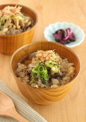 肉吸い風牛肉のお茶漬け-レシピのメイン写真