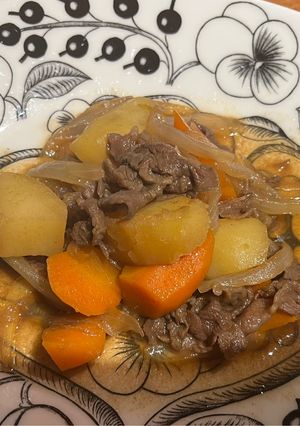 しっかり味ほくほく肉じゃがフライパン無水-レシピのメイン写真
