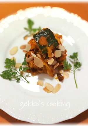 カボチャと鶏ハムのサラダ＊シチリア風-レシピのメイン写真