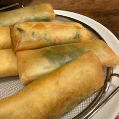 รูปของ 豆腐とカニカマの春巻き