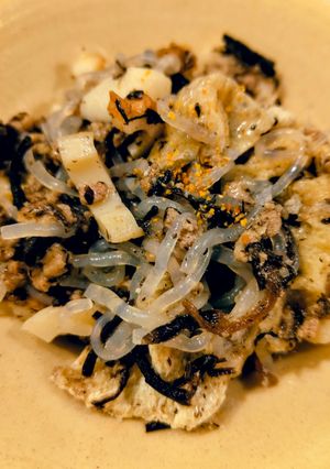 簡単！黒すぎない！ひじきの竹輪のうま煮！-レシピのメイン写真