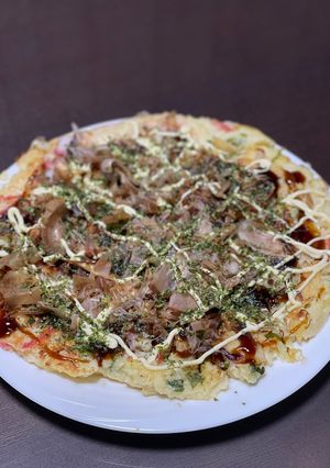 フライパンで米粉のたこ焼き風♪-レシピのメイン写真