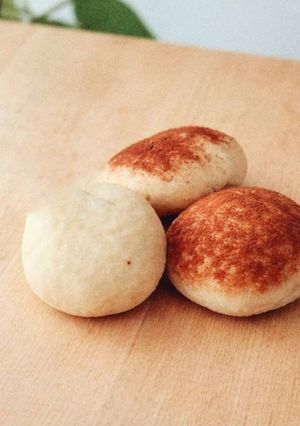 シナモンロール風米粉パン♪卵、牛乳なし-レシピのメイン写真