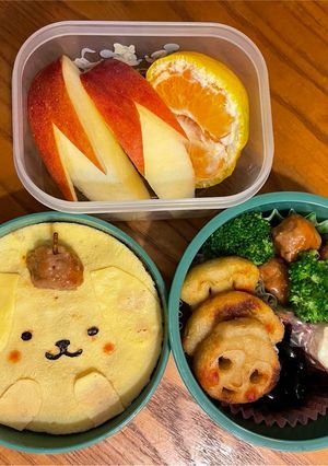 ポムポムプリンのお弁当-レシピのメイン写真