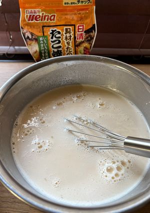 ふわとろたこ焼きの生地-レシピのメイン写真