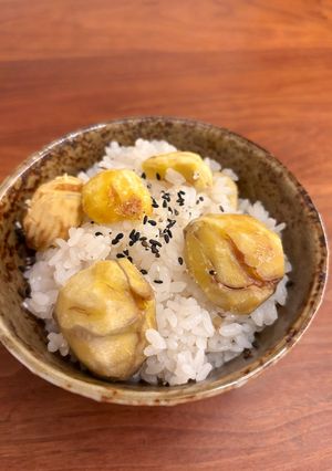 栗が剥きやすいコツあり！栗ご飯-レシピのメイン写真