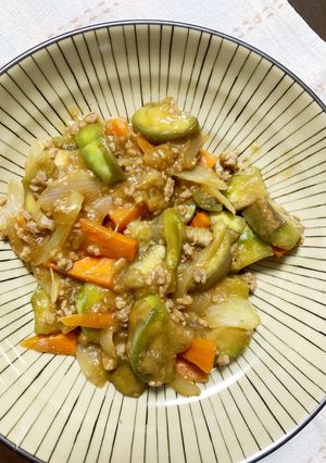 白茄子の味噌炒め-レシピのメイン写真