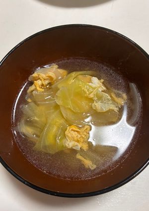 玉ねぎとキャベツの生姜スープ-レシピのメイン写真