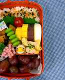 お弁当に！ワンパン簡単マカロニカルボ風