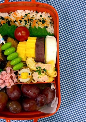 お弁当に！ワンパン簡単マカロニカルボ風-レシピのメイン写真