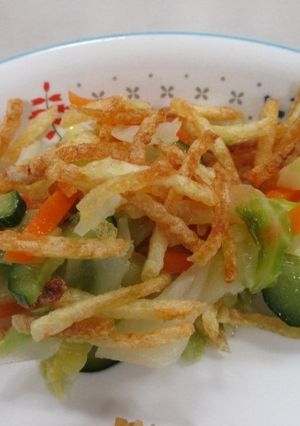 簡単給食　じゃがいものハニーサラダ　-レシピのメイン写真