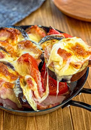 茄子トマベーコン♡ チーズ焼き-レシピのメイン写真