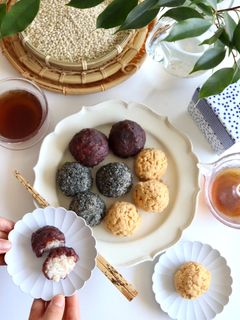 プチプチ食感☆もち麦おはぎ-レシピのメイン写真
