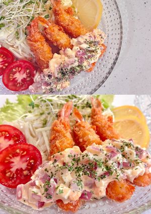 紫玉ねぎ♡まろやか♡タルタルソース〜♡！-レシピのメイン写真